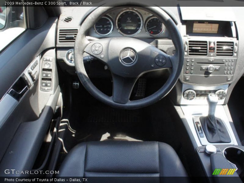 Black / Black 2009 Mercedes-Benz C 300 Sport