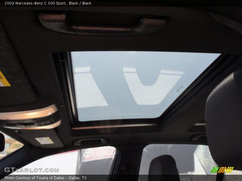 Black / Black 2009 Mercedes-Benz C 300 Sport