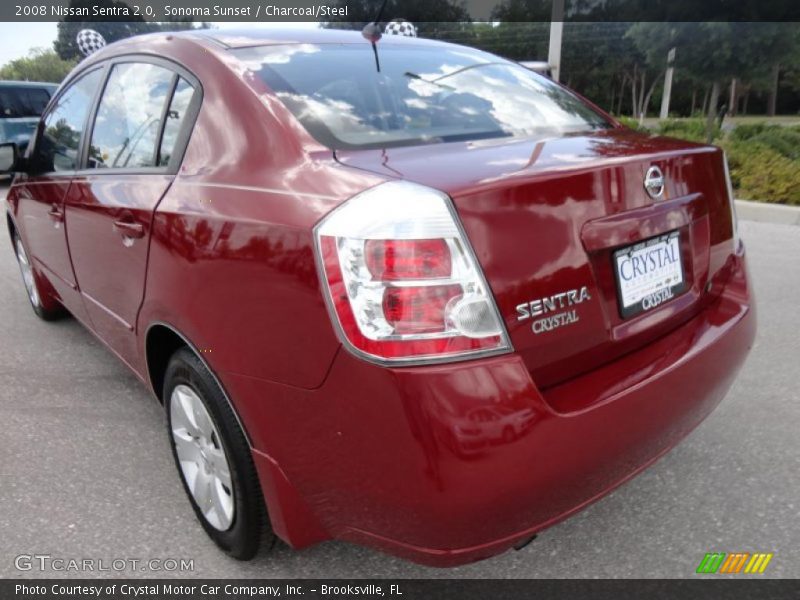 Sonoma Sunset / Charcoal/Steel 2008 Nissan Sentra 2.0