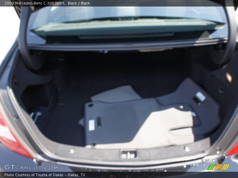 Black / Black 2009 Mercedes-Benz C 300 Sport
