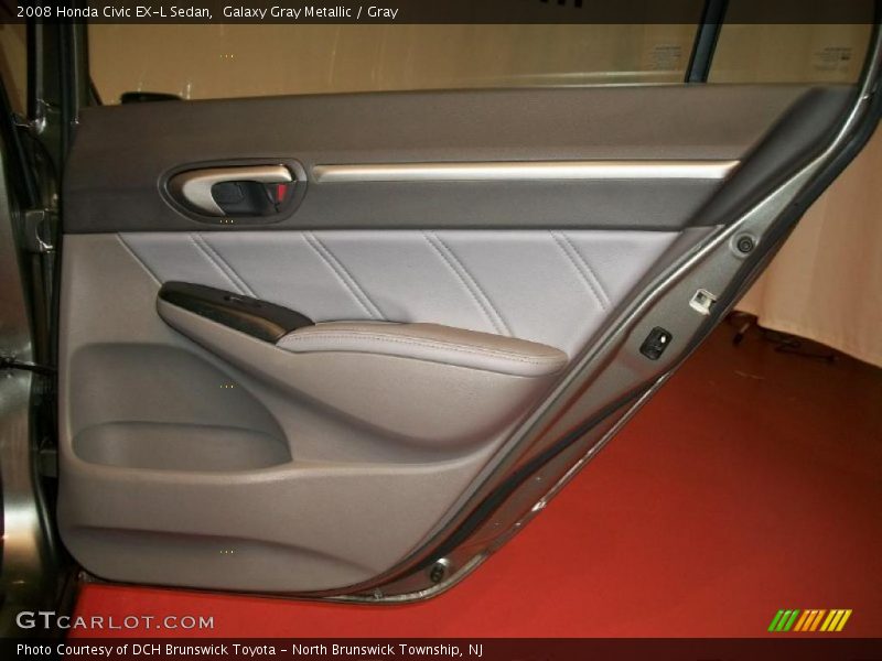 Galaxy Gray Metallic / Gray 2008 Honda Civic EX-L Sedan