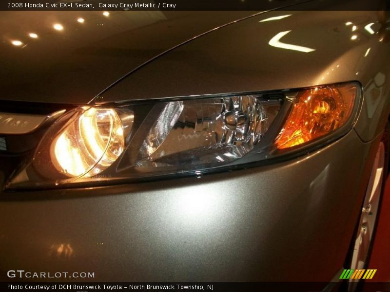 Galaxy Gray Metallic / Gray 2008 Honda Civic EX-L Sedan