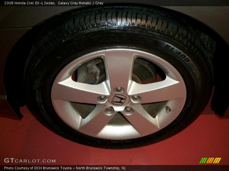 Galaxy Gray Metallic / Gray 2008 Honda Civic EX-L Sedan