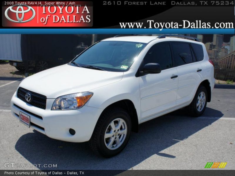 Super White / Ash 2008 Toyota RAV4 I4