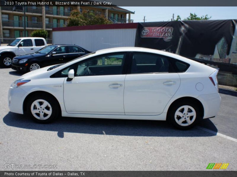 Blizzard White Pearl / Dark Gray 2010 Toyota Prius Hybrid II