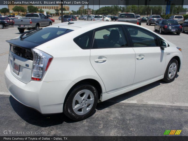 Blizzard White Pearl / Dark Gray 2010 Toyota Prius Hybrid II