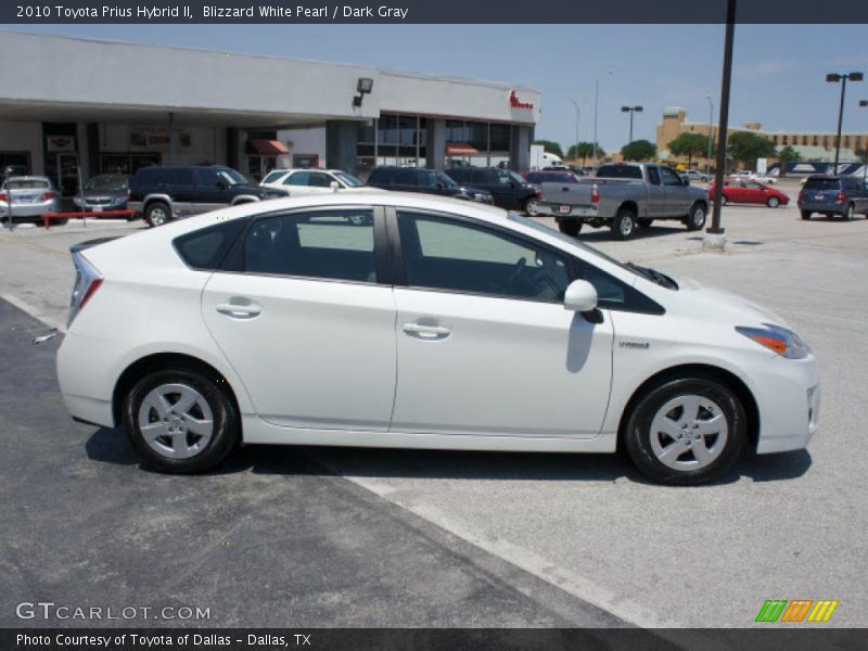 Blizzard White Pearl / Dark Gray 2010 Toyota Prius Hybrid II