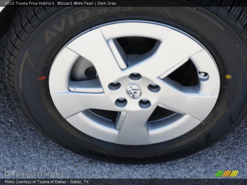 Blizzard White Pearl / Dark Gray 2010 Toyota Prius Hybrid II