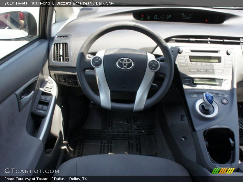 Blizzard White Pearl / Dark Gray 2010 Toyota Prius Hybrid II