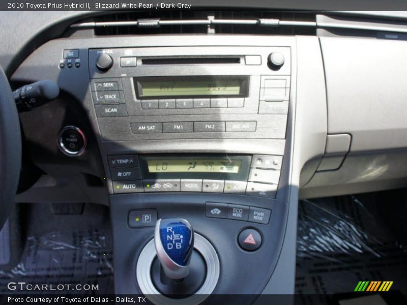 Blizzard White Pearl / Dark Gray 2010 Toyota Prius Hybrid II