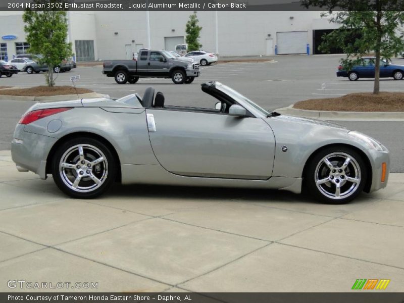 Liquid Aluminum Metallic / Carbon Black 2004 Nissan 350Z Enthusiast Roadster