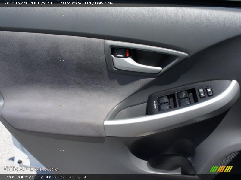 Blizzard White Pearl / Dark Gray 2010 Toyota Prius Hybrid II