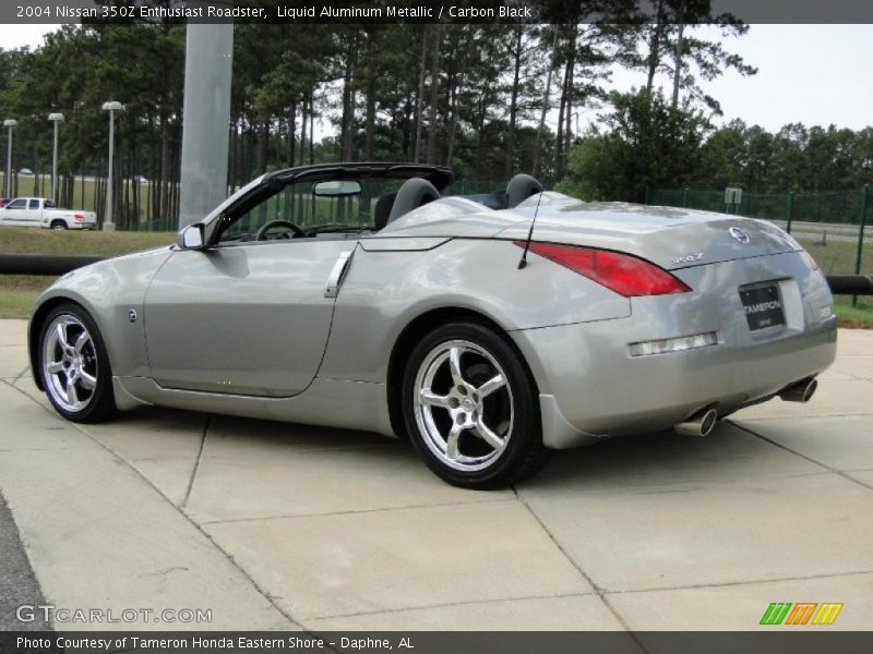 Liquid Aluminum Metallic / Carbon Black 2004 Nissan 350Z Enthusiast Roadster