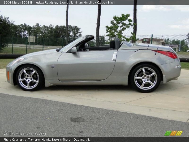 Liquid Aluminum Metallic / Carbon Black 2004 Nissan 350Z Enthusiast Roadster