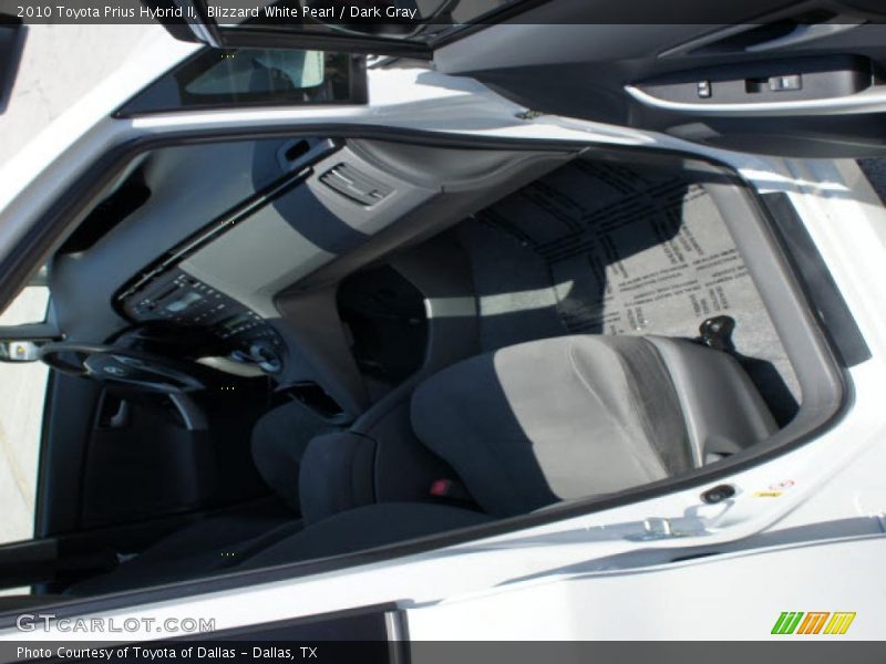 Blizzard White Pearl / Dark Gray 2010 Toyota Prius Hybrid II