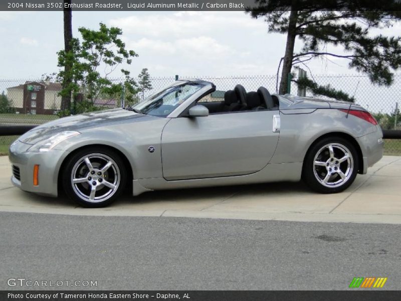 Liquid Aluminum Metallic / Carbon Black 2004 Nissan 350Z Enthusiast Roadster