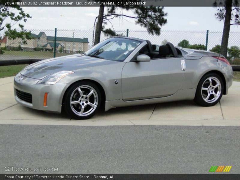 Liquid Aluminum Metallic / Carbon Black 2004 Nissan 350Z Enthusiast Roadster