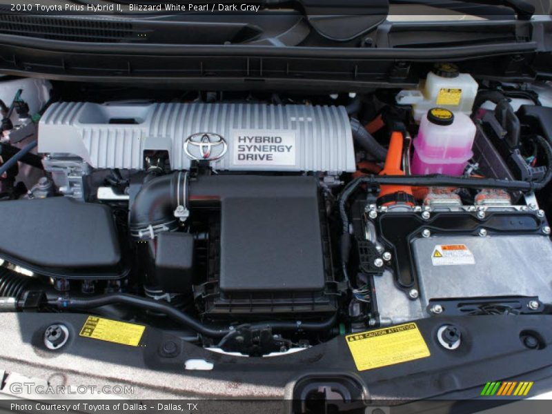 Blizzard White Pearl / Dark Gray 2010 Toyota Prius Hybrid II