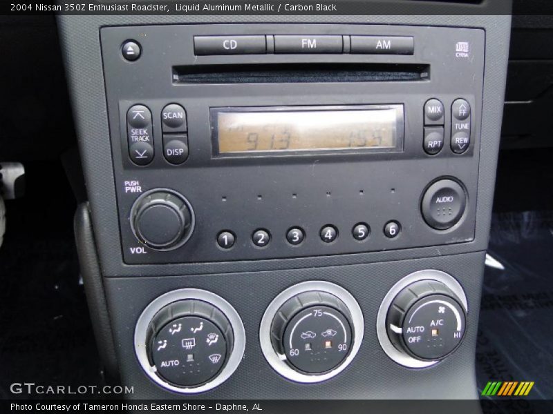 Liquid Aluminum Metallic / Carbon Black 2004 Nissan 350Z Enthusiast Roadster