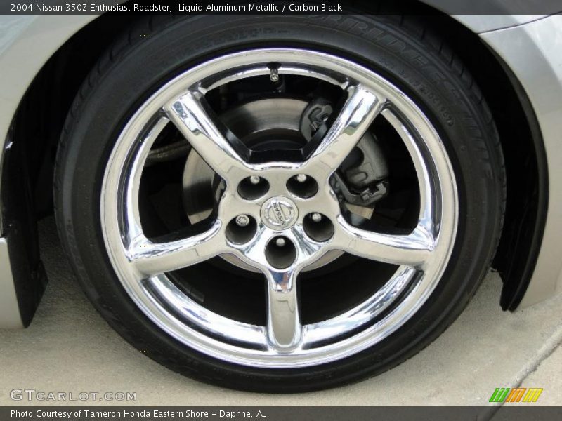 Liquid Aluminum Metallic / Carbon Black 2004 Nissan 350Z Enthusiast Roadster