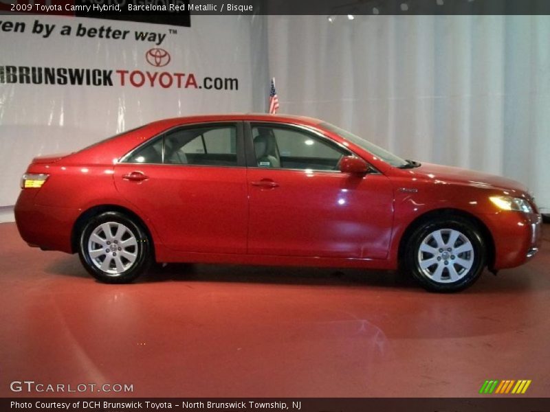 Barcelona Red Metallic / Bisque 2009 Toyota Camry Hybrid