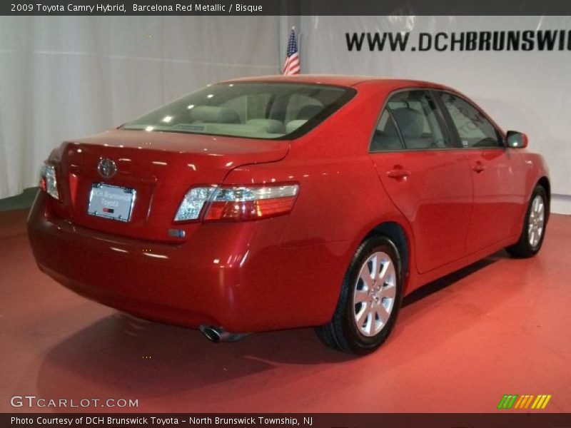 Barcelona Red Metallic / Bisque 2009 Toyota Camry Hybrid