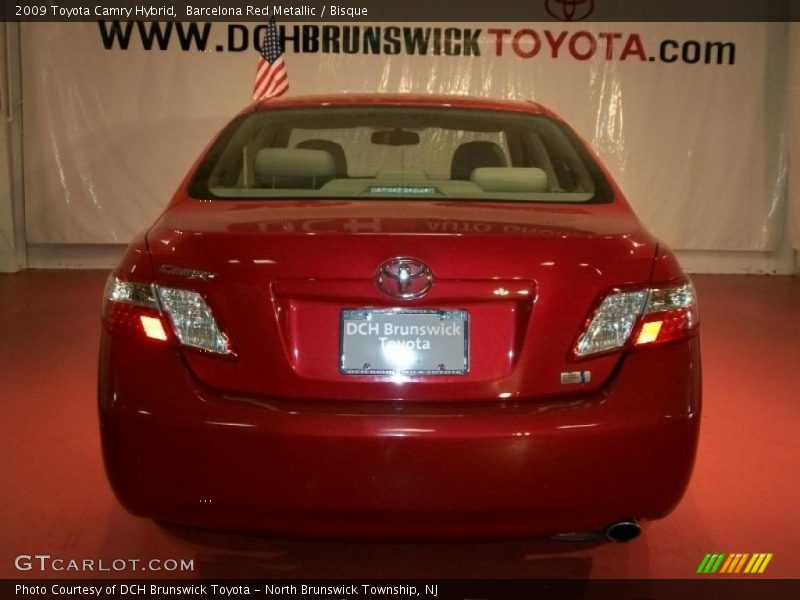 Barcelona Red Metallic / Bisque 2009 Toyota Camry Hybrid
