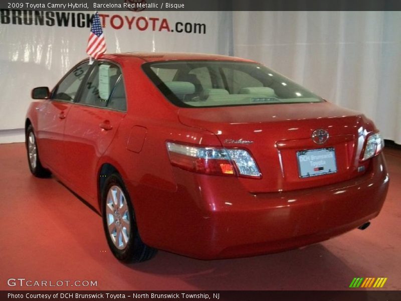 Barcelona Red Metallic / Bisque 2009 Toyota Camry Hybrid