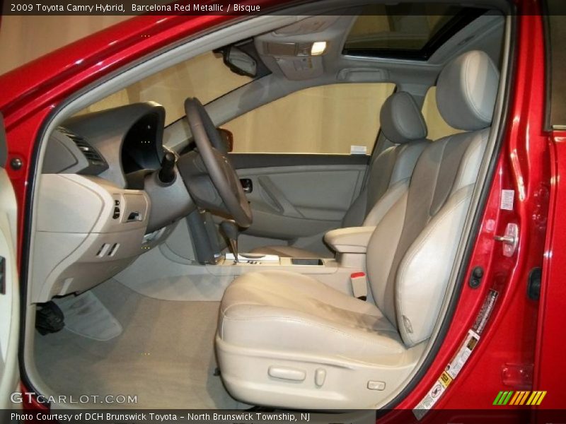 Barcelona Red Metallic / Bisque 2009 Toyota Camry Hybrid