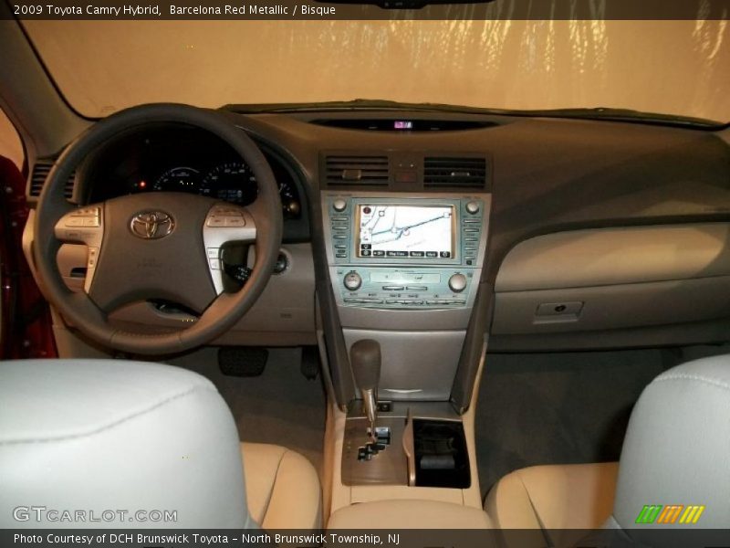 Barcelona Red Metallic / Bisque 2009 Toyota Camry Hybrid