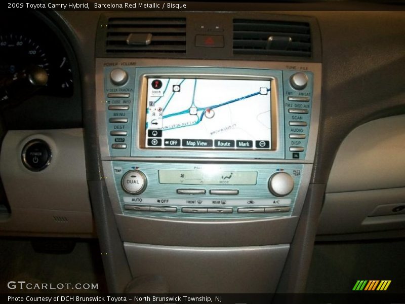 Barcelona Red Metallic / Bisque 2009 Toyota Camry Hybrid