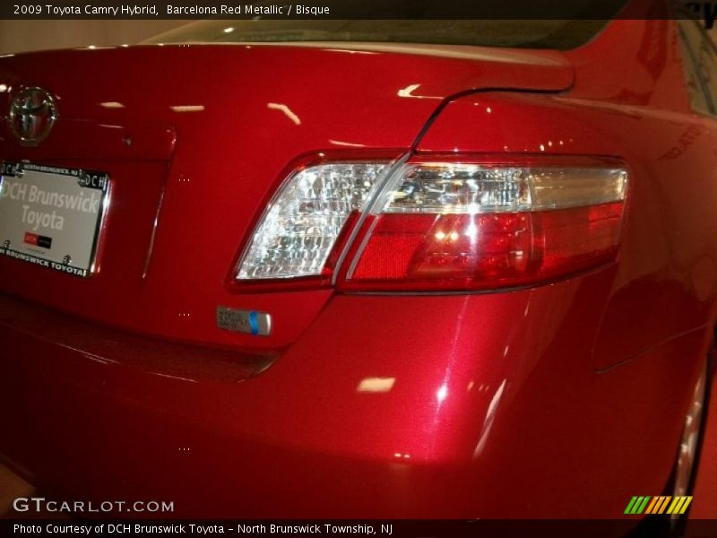 Barcelona Red Metallic / Bisque 2009 Toyota Camry Hybrid