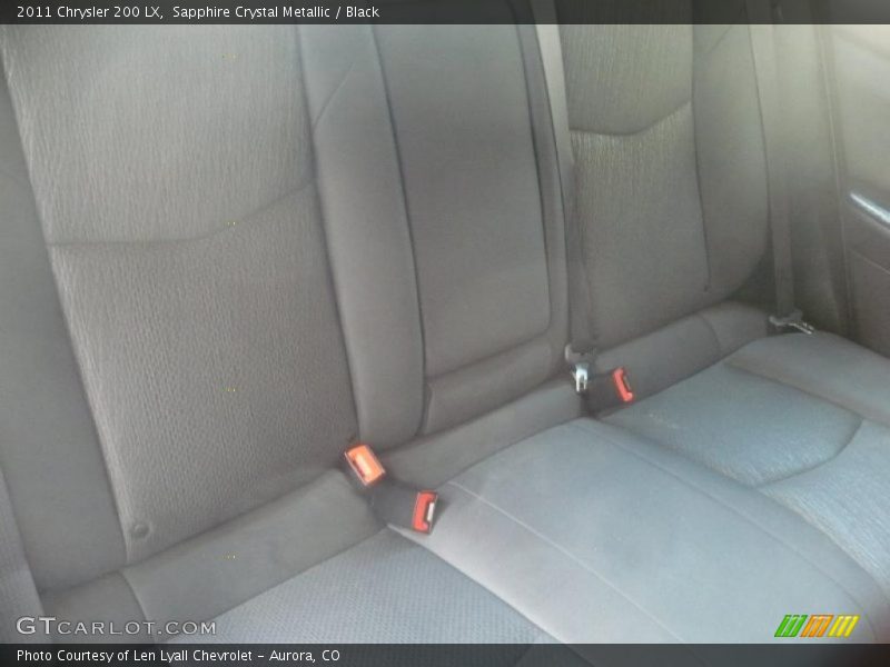Sapphire Crystal Metallic / Black 2011 Chrysler 200 LX