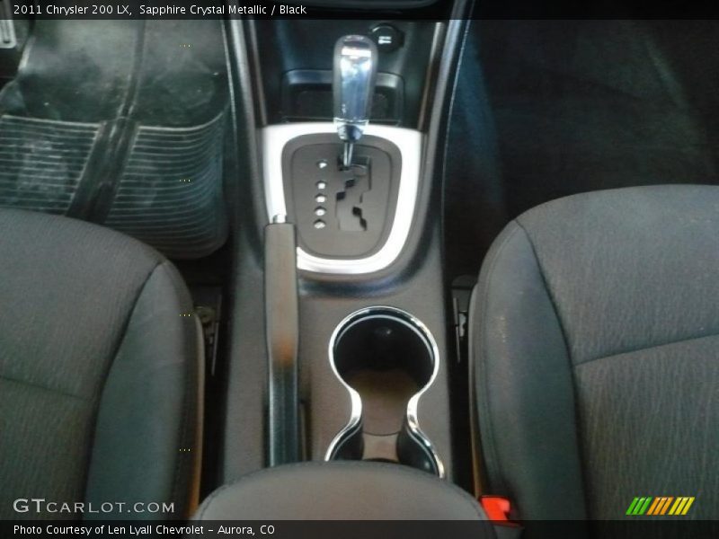 Sapphire Crystal Metallic / Black 2011 Chrysler 200 LX