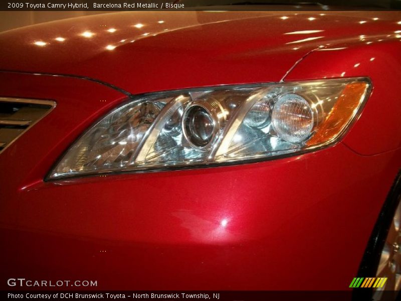 Barcelona Red Metallic / Bisque 2009 Toyota Camry Hybrid