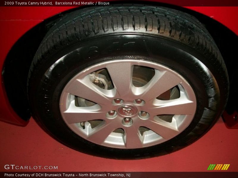 Barcelona Red Metallic / Bisque 2009 Toyota Camry Hybrid