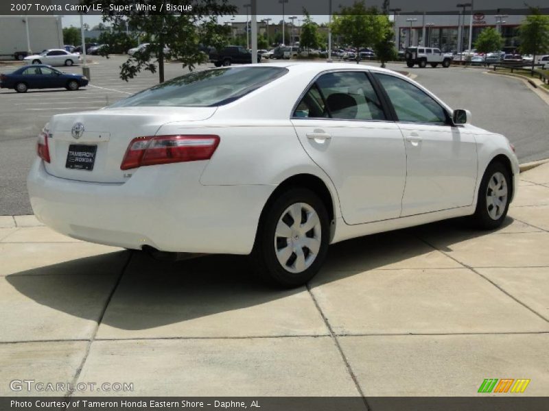 Super White / Bisque 2007 Toyota Camry LE