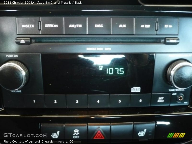 Controls of 2011 200 LX