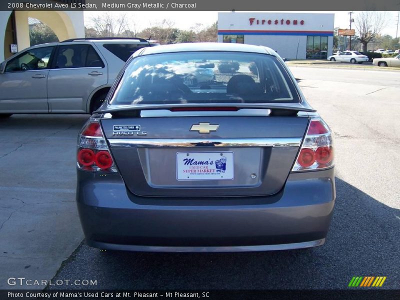 Medium Gray Metallic / Charcoal 2008 Chevrolet Aveo LS Sedan