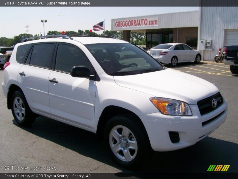 Super White / Sand Beige 2010 Toyota RAV4 V6