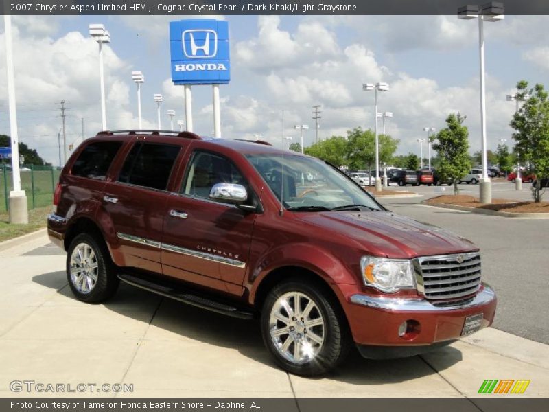 Cognac Crystal Pearl / Dark Khaki/Light Graystone 2007 Chrysler Aspen Limited HEMI