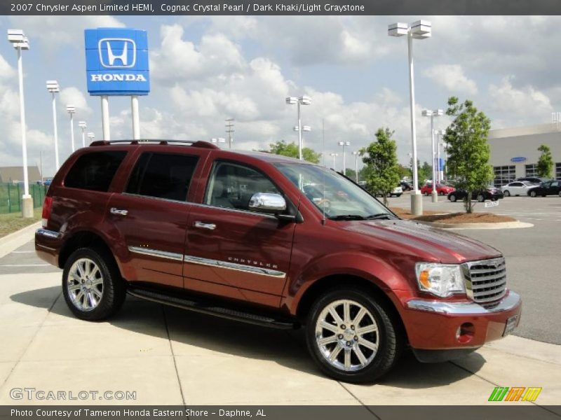 Cognac Crystal Pearl / Dark Khaki/Light Graystone 2007 Chrysler Aspen Limited HEMI