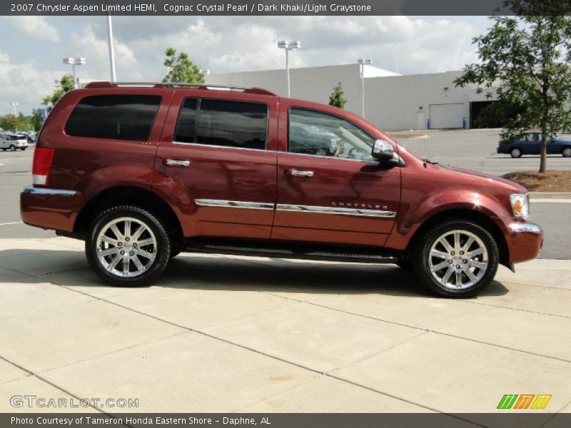 Cognac Crystal Pearl / Dark Khaki/Light Graystone 2007 Chrysler Aspen Limited HEMI