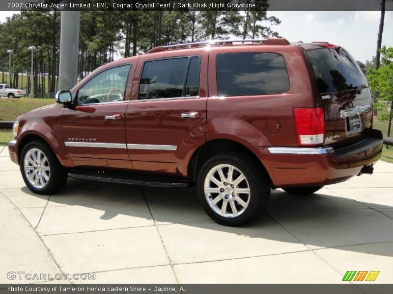 Cognac Crystal Pearl / Dark Khaki/Light Graystone 2007 Chrysler Aspen Limited HEMI