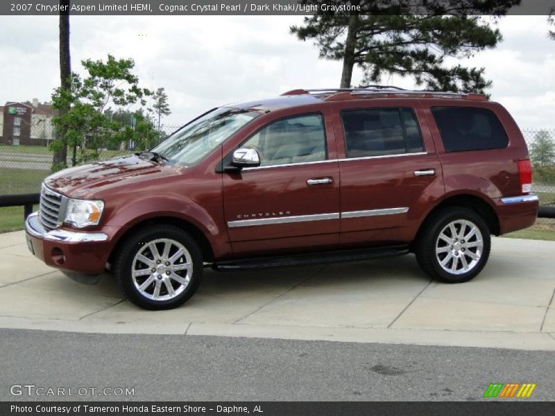 Cognac Crystal Pearl / Dark Khaki/Light Graystone 2007 Chrysler Aspen Limited HEMI