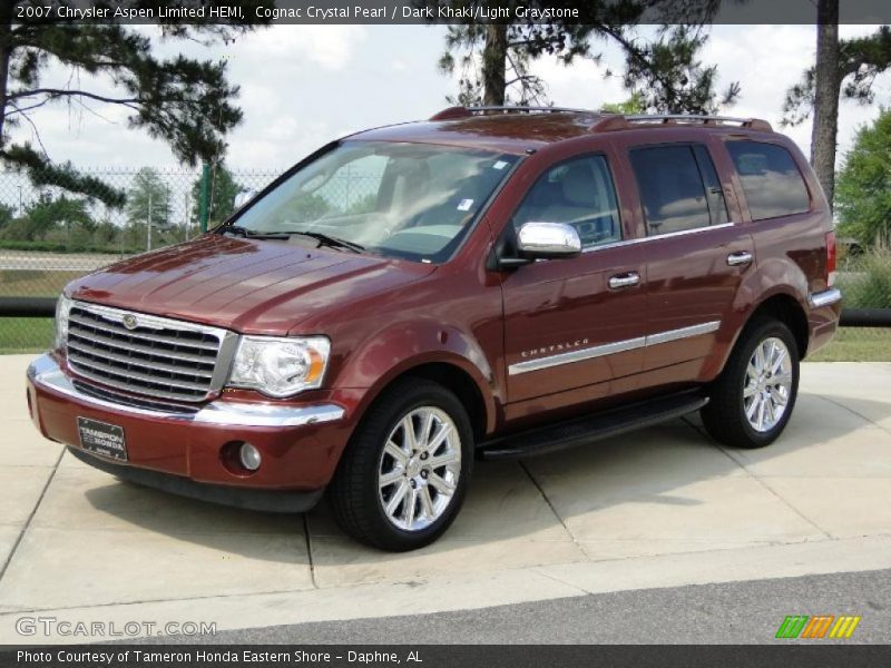 Cognac Crystal Pearl / Dark Khaki/Light Graystone 2007 Chrysler Aspen Limited HEMI