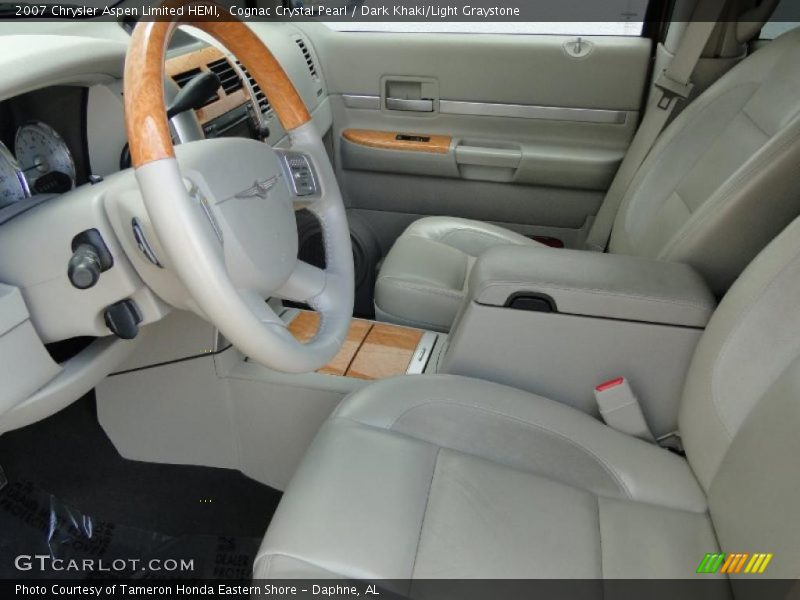 Cognac Crystal Pearl / Dark Khaki/Light Graystone 2007 Chrysler Aspen Limited HEMI