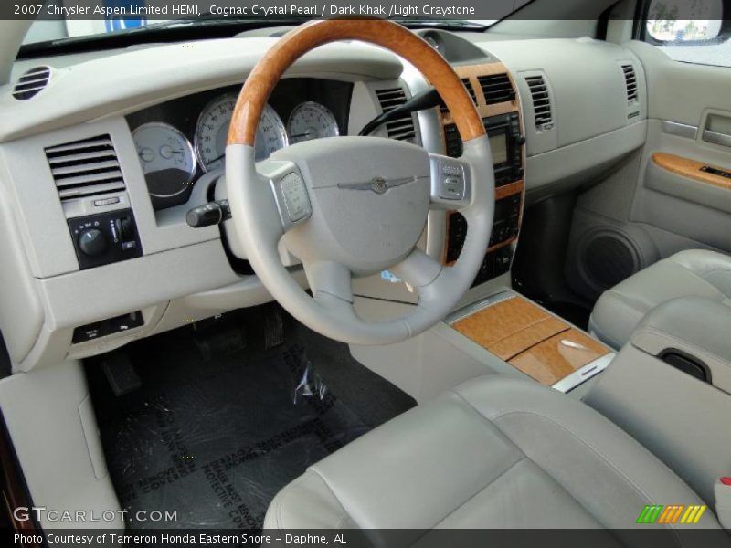 Cognac Crystal Pearl / Dark Khaki/Light Graystone 2007 Chrysler Aspen Limited HEMI