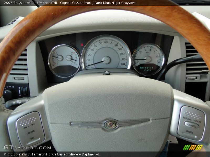 Cognac Crystal Pearl / Dark Khaki/Light Graystone 2007 Chrysler Aspen Limited HEMI