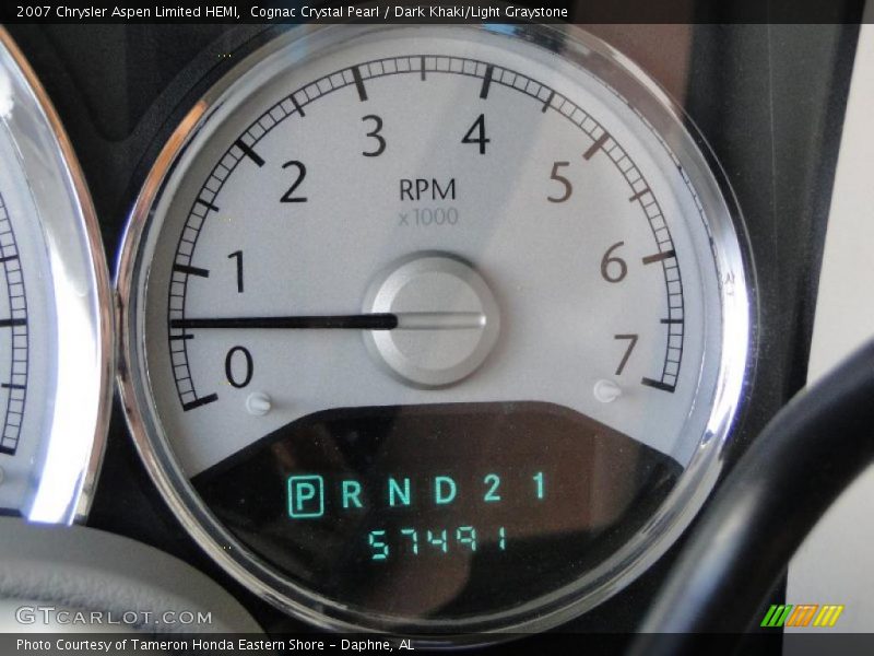 Cognac Crystal Pearl / Dark Khaki/Light Graystone 2007 Chrysler Aspen Limited HEMI
